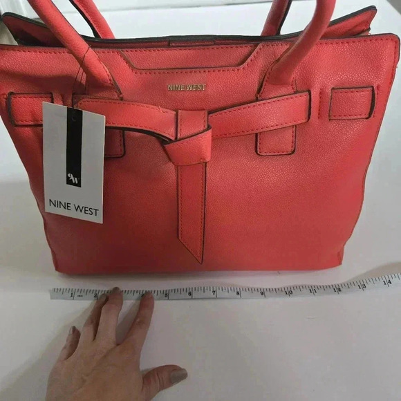 NWT Nine West Gabriella Jet Set - Handbag - pepper red crossbody - Picture 12 of 14